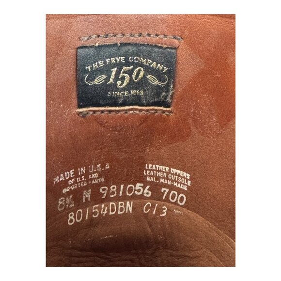 FRYE HARNESS AMERICANA Boots 150 Year Anniversary Stars Stripes USA Men\'s 8.5 M